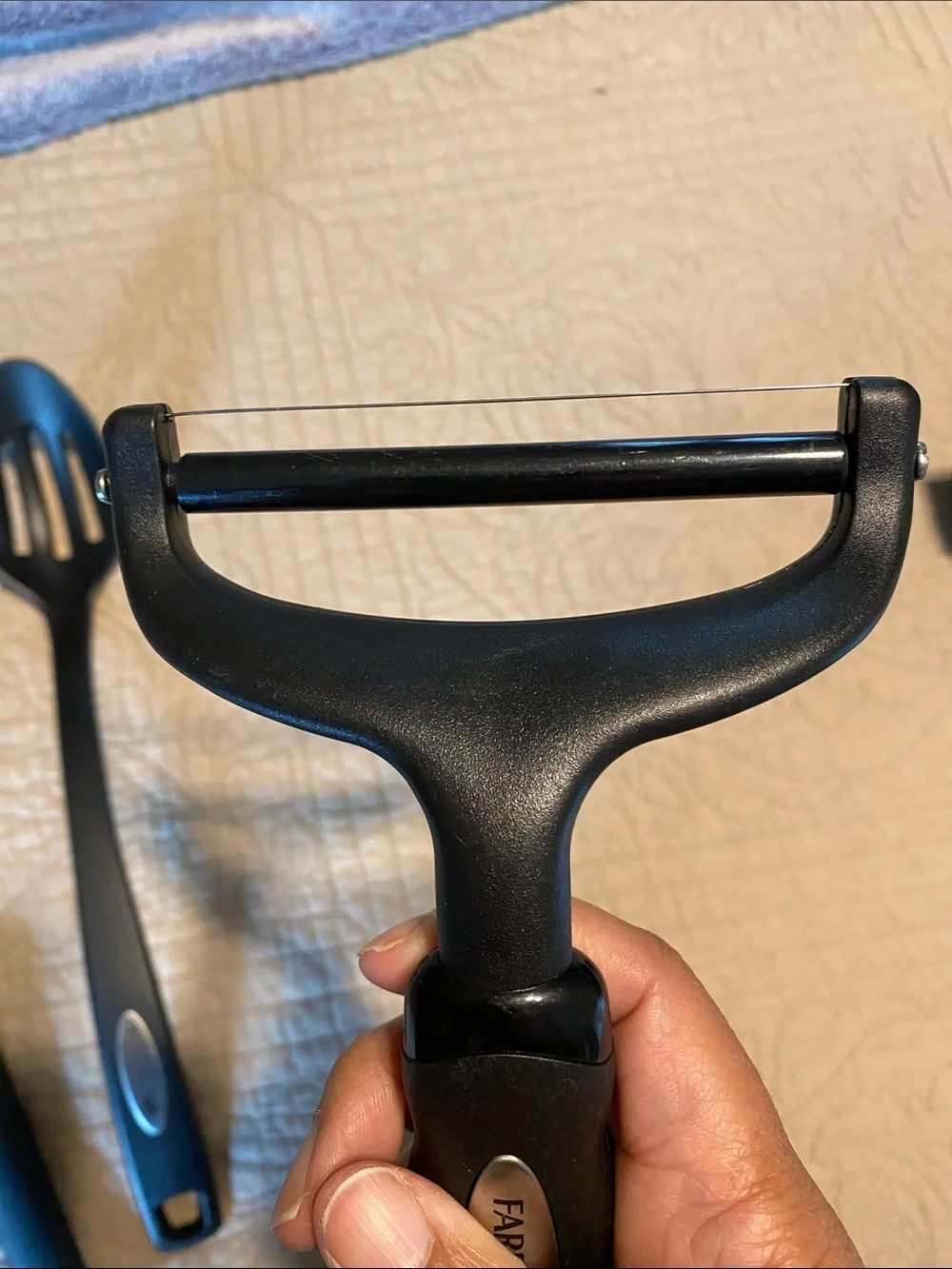 Farberware Black Nylon Serving Spoon, Slotted Spoon & Peeler